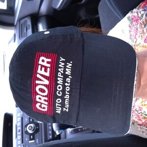 Grover Auto Company Zumbrota,.MN Chevrolet Buick Embroidered Strap-on Hat Cap
